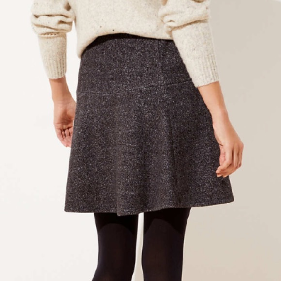 Loft textured flippy skirt - Picture 3 of 4